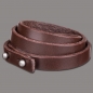 Preview: Wrap Bracelet 10mm Triple Wrap - Brown