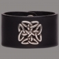 Preview: Leather Bracelet Knot Square black