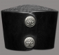Preview: Leather Bracelet 60mm (2 3/8 inch) black