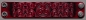 Preview: Leather Bracelet 40mm (1 9/16 inch) Triskel (3) cherry red-antique