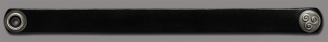 Leather Bracelet 16mm (5/8 inch) black