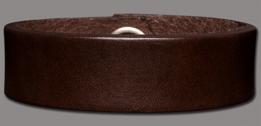 Leather Bracelet 20mm (4/5 inch) brown