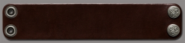 Leather Bracelet 40mm (1 9/16 inch) brown