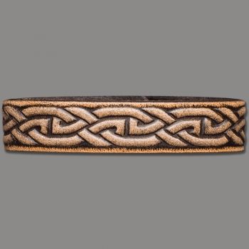 Leather Bracelet Celtic 16mm (5/8 inch) Knotwork (15)