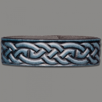 Leather Bracelet 20mm (4/5 inch) Knotwork (3)