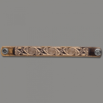 Leather Bracelet 20mm (4/5 inch) Spirale (4)