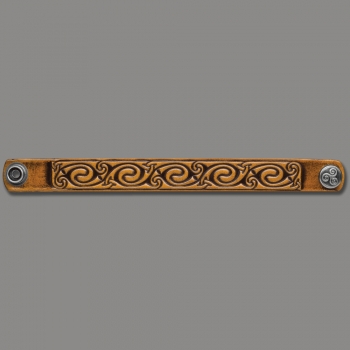 Leather Bracelet 20mm (4/5 inch) Spiral (5)