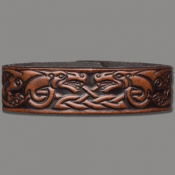 Leather Bracelet 20mm (4/5 inch) Dragon (12)