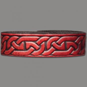 Leather Bracelet 20mm (4/5 inch) Knotwork (14)