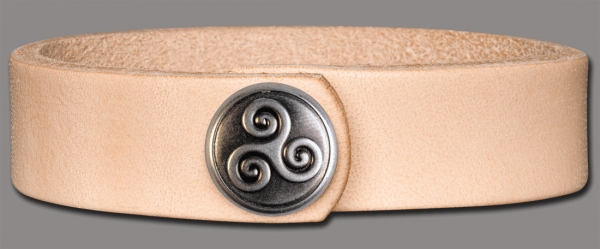 Leather Bracelet 16mm (5/8 inch) natural