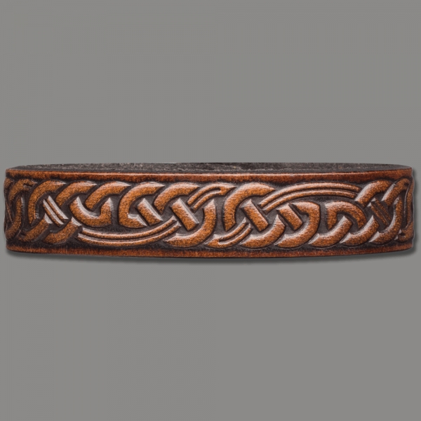 Leather Bracelet Celtic 16mm Knotwork (1)