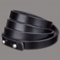 Preview: Wickelarmband 10mm 4fach schwarz