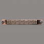 Preview: Leather Bracelet 24mm (15/16 inch) Knotwork (1) black-antique