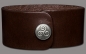 Preview: Leather Bracelet 32mm (1 1/4 inch) brown