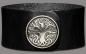 Preview: Leather Bracelet 'Celtic Concho Classic' 32mm black