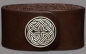 Preview: Lederarmband 'Celtic Concho Classic' 32mm braun