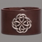 Preview: Leather Bracelet Knot Round brown