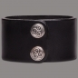 Preview: Leather Bracelet Knot Round black