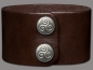 Preview: Lederarmband 40mm braun