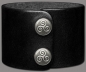 Preview: Leather Bracelet 48mm (1 7/8 inch) black