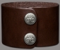 Preview: Leather Bracelet 48mm (1 7/8 inch) brown