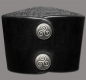 Preview: Lederarmband 60mm schwarz