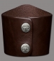 Preview: Leather Bracelet 80mm (2 3/8 inch) brown