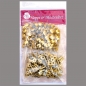 Preview: Single Cap Hollow Rivets 2-parts 7mm "7/8" Made of Iron (nickel free), Finish: Brass-Glossy (gold coloured)