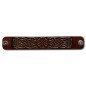 Preview: Leather Bracelet 32mm (1 1/4 inch) Knotwork with Dragons Head (8) brown-antique