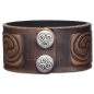 Preview: Leather Wristband Celtic Spiral