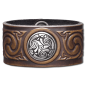 Preview: Leather Wristband Celtic Spiral