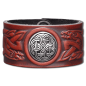 Preview: Leather Wristband Wulfs-Knot