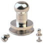 Preview: Knopfschraubnieten 4,5mm nickel-glänzend