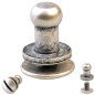 Preview: Knopfschraubnieten 4,5mm nickel-geschwärzt
