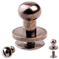 Preview: Knopfschraubnieten 6mm nickel-geschwärzt