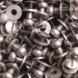 Preview: Knopfschraubnieten 6mm silber-antik