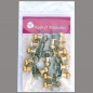 Preview: Button Screw Studs 6mm brass-glossy (gold-colored)