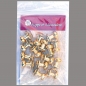 Preview: Button Screw Studs 8mm brass-glossy (gold colored)