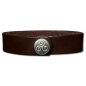 Preview: Leather Bracelet 16mm (5/8 inch) brown