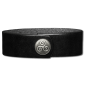 Preview: Leather Bracelet 20mm (4/5 inch) black