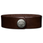 Preview: Leather Bracelet 20mm (4/5 inch) brown