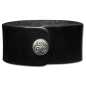Preview: Leather Bracelet 32mm (1 1/4 inch) black