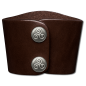 Preview: Lederarmband 60mm braun