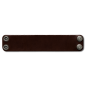 Preview: Leather Bracelet 40mm (1 9/16 inch) brown