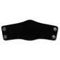 Preview: Lederarmband 80mm schwarz