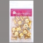 Preview: Screw Rivets 7MM brass-glossy (gold colored)