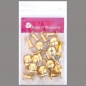 Preview: Screw Rivets 7MM brass-glossy (gold colored)