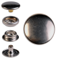 Preview: Iron (nickel included) Ring-Spring Snap Fastener Button 'F3' 15.5mm, Press Snap Button, Finish: Nickel-Glossy