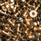 Preview: Button Screw Studs 4,5mm brass-glossy (gold colored)