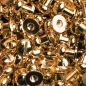 Preview: Button Screw Studs 8mm brass-glossy (gold colored)